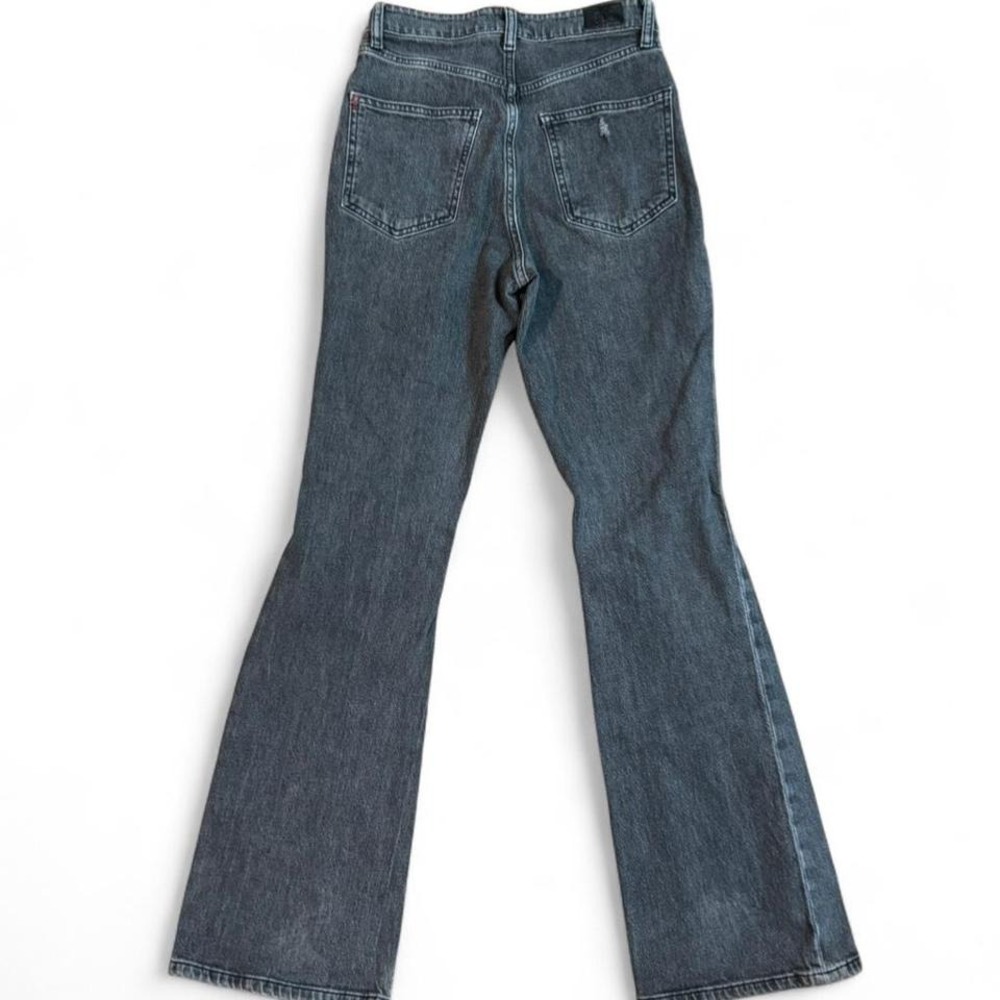 BDG high-rise stretch flare distressed jeans Charcoal black Size 27 - Picture 2 of 8